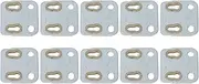 10Pcs Raised Guide Plate,Push Rod Guide Plate,Valve Push Rod Guide Plate Iron Plastic Guides Plates for 154F Engine