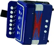 Accordion Button - Accordian Mini Musical Instruments, Portable 7 Keys Small Button Accordion | Accordion Toy For Kids, Educational Music Toy Gift For Beginners, Boys And Girls