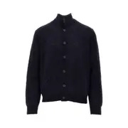 [EMPORIO ARMANI] EMPORIO ARMANI Alpaca-blend cardigan Man XL XL Blue