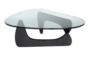 SK Designer Living | Replica Isamu Noguchi Glass Coffee Table | Black