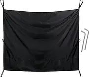 Car Privacy Drapes, Sun Protection Side Window Shades, 90.55x70.87 inches Reusable Rear Seat Divider, Heat Insulation Barrier, Passenger Protector, Ideal for Hot Weather, Caravan