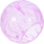 ifundom Hamster Running Ball Hamster Ball Pig Feeder Chew Large Rodent Exercise Ball Dog Exercise Wheel Animals Hedgehog Exercise Balls Puppy Hamster Exercise Ball Bunny Pet Plastic Pink