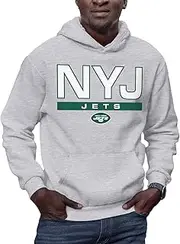 Hybrid Sports - NFL City Block - Adult Unisex Pullover Hoodie for Men and Women - Officially Licensed Apparel