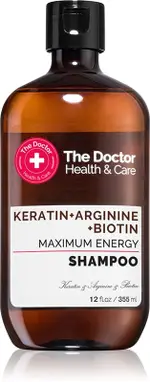 The Doctor Keratin + Arginine + Biotin Maximum Energy Keratin shampoo for stronger, shinier hair 355 ml
