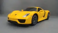 在飛比找Yahoo!奇摩拍賣優惠-阿莎力 1/24保時捷 蛙王 PORSCHE 918 正版授