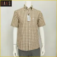 在飛比找蝦皮購物優惠-日本製 DAKS 小尺碼 男裝 短袖襯衫 新品未使用 經典格