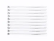Tamiya 50595 Nylon Bands w/Metal Hook (10 Pcs.) (Cable/Zip-Tie), NIP