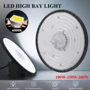 200W UFO LED High Bay Light Waterproof Industrial lamp Commercial Shop Lights