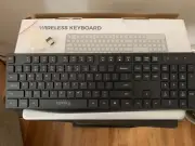 Wireless Keyboard Model PC230A, Color Black, Full Size Keyboard new in box