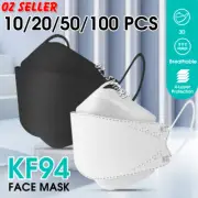 1-100pcs KF94 Face Masks Adult Protective Cover Mask 4-Layer Filter Comfortable