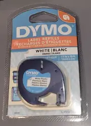 Dymo LT LetraTag 91331 Label Refills 1/2" x 13ft White NEW SEALED