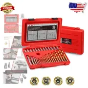 35-Piece Multi-Spline and Spiral Extractor Set for Tough Fasteners