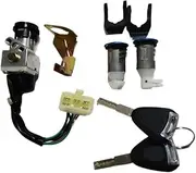 EXEGPLPVK 5-Wire Ignition Lock Key Set fit for Scooter Moped WH125T
