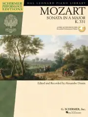 Mozart Piano Sonata in A Major K.331 Sheet Music Book NEW 000296976