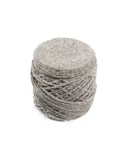 Jaipur Living Guna Textured Cylinder Pouf