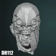 Cobra Mercenary Wraith Zombie custom head for 4" 6" 7" 12" GI Joe action figures