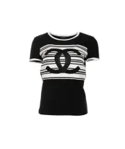 Chanel women's knitted top with open back size 38