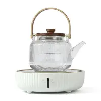 在飛比找Yahoo!奇摩拍賣優惠-茶壺聚寶盆 小電陶茶爐煮茶器 茶爐 鐵壺玻璃茶壺爐迷你電陶爐