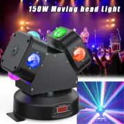 180W LED Laser Light Projector DMX RGBW Moving Head Stage Lighting Party Disco