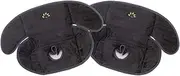 Piddle pad Car Seat Protector - Car Seat Saver Stroller Potty Pad, Baby Car Seat Cover, Car Seat Waterproof Liner for Potty Training Prevent Dipper Leaking 20x15 inch Black 2PCS(Black)