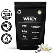 5KG WHEY PROTEIN ISOLATE POWDER WPI 100% GRASS-FED - VANILLA