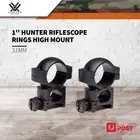 Vortex Hunter Rifle Scope Rings 1" Inch Black High Height Weaver / Pic Mount