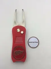 Detroit Redwings Switchblade Divot Tool, BONUS Marker, NEW