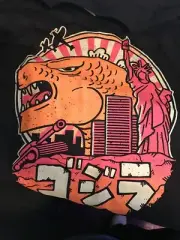 My Geek Box T-shirt 2XL Dinosaur and Statue of Liberty