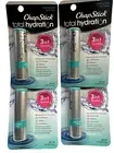 4 chapstick total hydration 3 In 1 lip care 0.12oz ea smoothing oasis non tinted