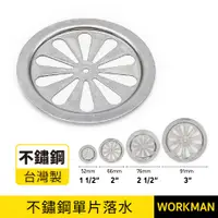 在飛比找蝦皮購物優惠-【WORKMAN】台灣製 圓形 單片落水 單片地板 水花片 