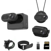 Mini Body Camera 1080P - IPX7 Waterproof, 128GB Storage, 2500mAh Charging Cas...
