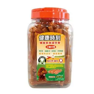 【健康時刻】全犬種｜小型犬-螺旋多效潔牙骨 1350g-1450g*2入組〈桶裝〉(寵物零食)