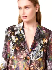 Robert Graham OPHELIA Womens Velvet Duster Patchwork Jacket Coat Large NWT $598