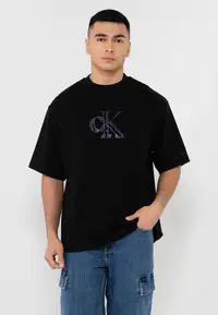 在飛比找ZALORA購物網優惠-cK Logo Print T-Shirt - Calvin
