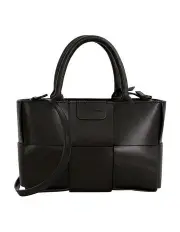 [Belle & Bloom] Little Love Woven Crossbody Bag in Black