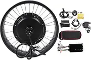 Electric Bike Conversion Kit, 72V 5000W 20 Rear Wheel E Bike Hub Motor Kit with Controller, LCD Display & Thumb Throttle, Waterproof E Bike Conversion Kit for Bike, Scooter