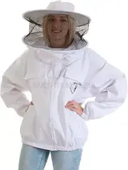 Quality White Bee Keeping Jacket