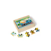 Melissa & Doug Construction Puzzles in a Box Kids/Childrens Interactive Toy 3+