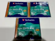 Verbatim DatalifePlus (SERL) DVD-RW 4.7GB- 6 discs new & sealed Free Post