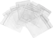 TEHAUX 100pcs PVC Jewelry Bags with Self Seal Design Compact Storage Pouch for Rings and Earrings Lightweight and Portable for Business Jewelry and Daily Use