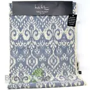 Nicole Miller Home 502529 16" x 72" Table Runner Blue/ White