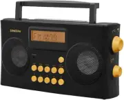 Sangean PR-D17 AM/FM-RDS Portable Radio Specially Designed for The Visually