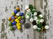 Easter And St. Patrick Lampwork Glass Jewelry Making Beads