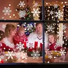 Snowflake Xmas Decals Christmas Decorations Window Glass Stickers Wall Stickers