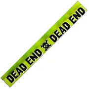 Gothic Skull-DEAD END-Fright Caution Tape-Halloween Party Decoration Prop-30ft-G