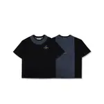 【車庫服飾】MOMENTUM DENIM PATCHWORK TEE / 牛仔拼接TEE