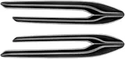 ATATNK Car Gloss Black Side Wing Emblem Cover Trim Stickers Car Exterior Styling Side Wing Compatible for -60 2022+ RHD