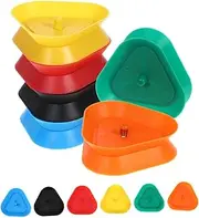 12pcs Triangle Card Holder Tray for Adults Card Organizer for Poker Canasta and Family Games Easy to Carry for Christmas and Gatherings
