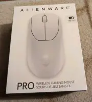 Alienware Pro 2.4Ghz Wireless Gaming Mouse - Lunar Light
