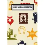 RODEO UNRULED COMPOSITION NOTEBOOK: RODEO BLANK UNRULED COMPOSITION NOTEBOOK - 110 PAGES - POCKET SIZE 6X9